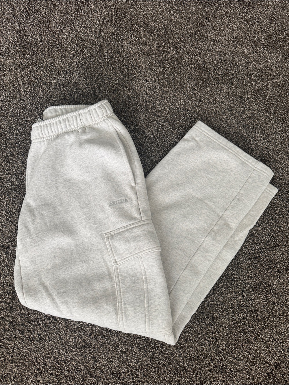 Aritzia Light Gray Cargo Sweatpants